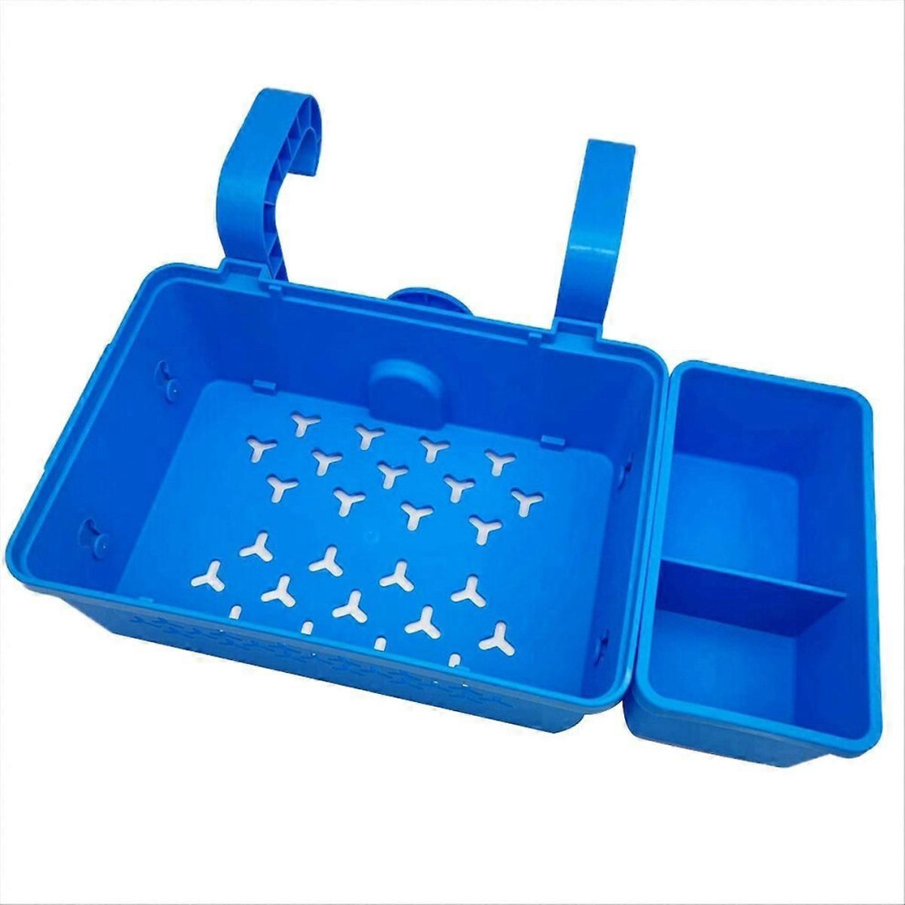 Poolside Storage Basket With Pool Cup Holder, Above Ground Pool 9319739862171