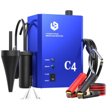 GODIAG Smoke Machine Automotive Leak Detector, Smoke Machine Leak Tester for All 12V DC Vehicles in Vacuum, Fuel Diagnostic Pipe System, Leak Detectio