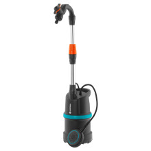 Gardena Rain Barrel Pump 4000/1 with Cable: Submersible Pressure Pump with Integrated Filter, Flow Rate 4000 l/h, regulating Valve for Adjusting The W