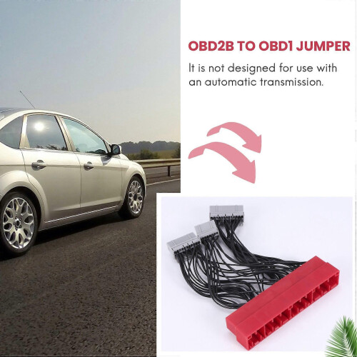 Obd2B To Obd1 Ecu Conversion Harness Adapter Line compatible 1999-2000 2