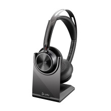 Poly Voyager Focus 2 UC Wireless Headset w/Mic & Charge Stand - ANC - Connect to PC or Mobile via Bluetooth - Microsoft Teams Certified - Includes BT7