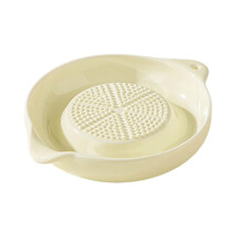 Ceramic Garlic Masher Multipurpose Gingers-Milky white S
