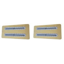 2X Hydrofoil Rail Box Ride Engine Foil Mount Track Box Pvc Foam Hydrofoil Box (White)
