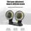 Universal Adjustable Dual Head Fan Car Dashboard Cooling Air USB Fan 2