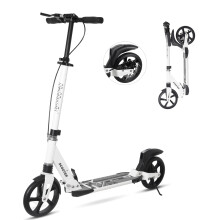 Nattork Scooter for Adults and Teens- Adjustable Height Folding Kick Scooter Large Sturdy Wheels for a Smooth Ride, Lightweight, Commuter Adult Scoote