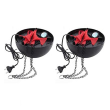 2X 3D Fake-Fire Light,Hanging LED Flame Light,Artificial LED Silk Flame Stage Effect Light Realistic Campfire Lamp Prop