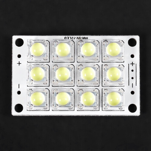 3X DC 3V 5V 12 LED εξαιρετικά φωτεινό λευκό Piranha LED κυκλώματος LED φώτα LED φως γιοτ 2
