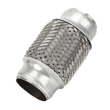 1.5 x 4in Stainless Steel Exhaust Flexible Pipe Double Braided Internal Corrugated Tube