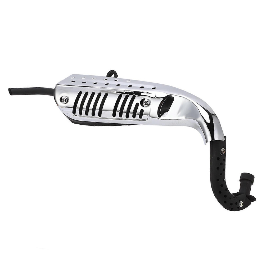 Motorcycle Exhaust Muffler With Heat Shield Steel Alloy For Mini Dirt Bike Z50 49-107Cc 9152359392020