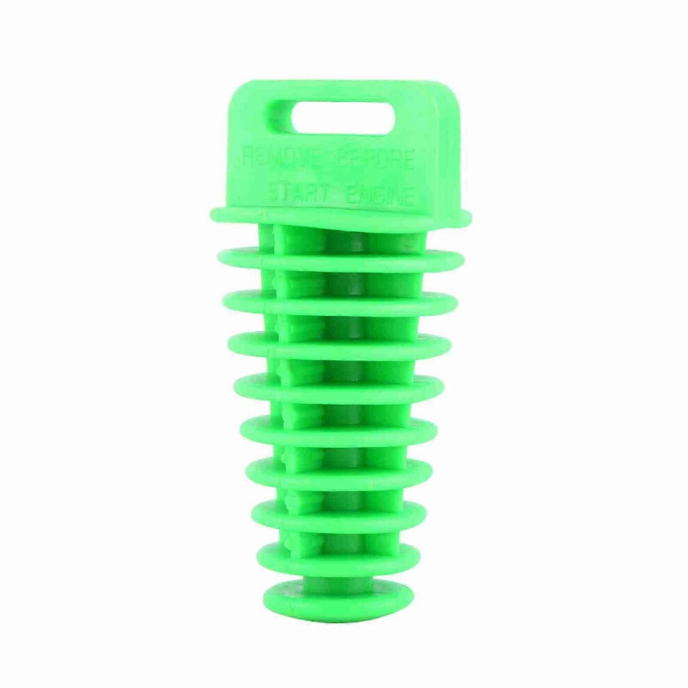 Motorcycle Dirt Bike Atv Quad 2 4 Stroke Muffler Pipe Exhaust Silencer Bung Wash Plug Green 9152359391801