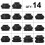 Universal Rubber Dust Boot Kit for Car Suspension and Steering Components 1