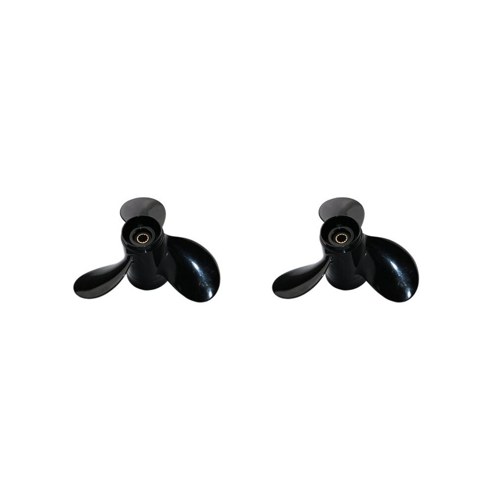 2X Propeller 8.5X7.5 For And Mercury Outboard Engine 8Hp 9.8Hp 9.9Hp Mfs8/9.8 12 Tooth Splines 3B2b64515-1 6033970389459