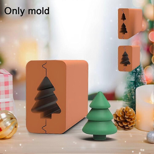 Christmas Tree Roller Clay Tools, DIY Xmas Shaped Polymer Clay Bead Roller for Clay,Christmas Tree Mold Clay Making Tool 2