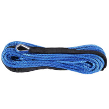Cable de línea de cabrestante sintético de 3/16 pulgadas x 50 pulgadas y 7700 libras con funda protectora