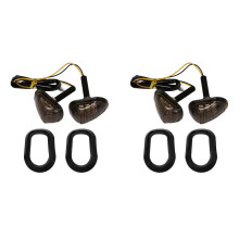 2 paia di indicatori di direzione a LED 12V per moto, luci di segnalazione, indicatori di direzione,