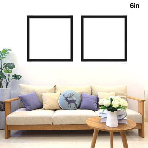 Solid Wood Square Photo Frame 6 Inch