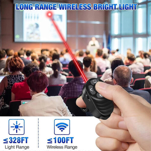 Oplaadbare draadloze presentatieklikker met USB Type-C-aansluiting 2
