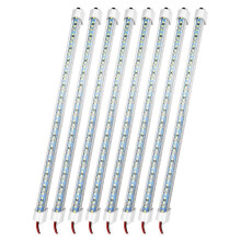 12V LED-Innenraumleuchten-Set mit Schalter und Magneten, 6500K Weiß, für Fahrzeuge und Schränke, 8-teilig