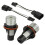 8000K White LED Angel Eye Bulbs for E39 E53 E60 E63 E64 E66 E87 5 6 7 X3 X5 X6 Series - 1 Pair 1