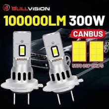 Luci fendinebbia a LED H7 da 100000LM, compatibili con Canbus a 24V, ad alta luminosità.