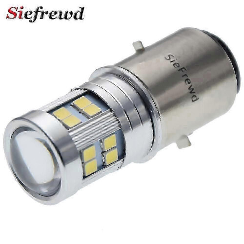 Λάμπα προβολέα LED BA20D 6V 12V για μοτοσικλέτα, μοτοσικλέτα,