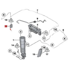 37146860385 Unidad de control de suspensión neumática compatible con las series 5' y 7' F07 F01 F02
