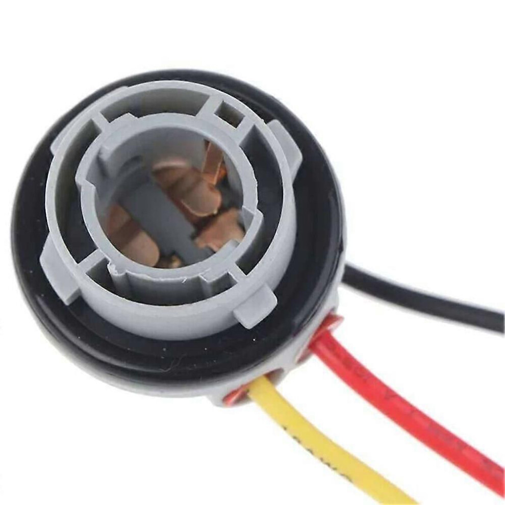 10Pcs 1157 Bay15d Lamp Holder Bulbs Adapter Base Socket Connector Plastic For Turn Signal Head Light 9319739918274