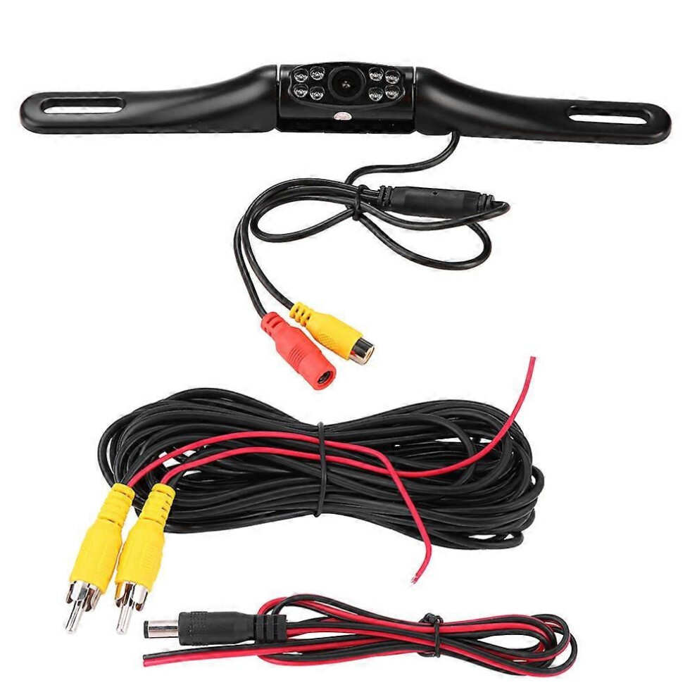 Backup And Parking Camera With License Plate, Infrared Night Vision For Cars, Trucks And Vans 9152359396349