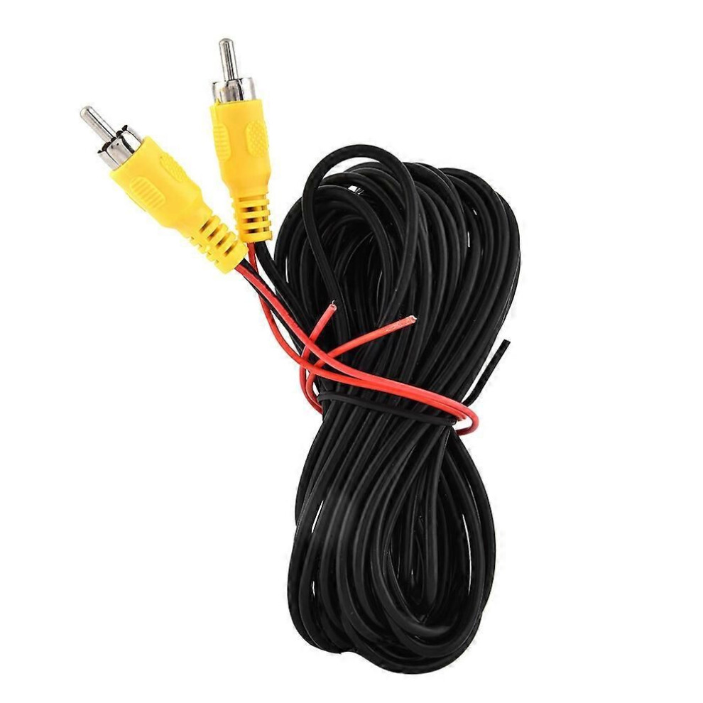 6M Male To Male Rca Car Reverse Rear View Parking Camera Video Av Cable Cord 9152359396141