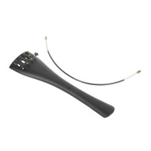 Aluminum Cello Tailpiece with Fine Tuners, Lightweight Durable Design for Easy Installation and Precise Tuning