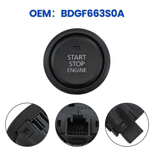 Car Start Stop Engine Button Kessy Ignition Switch for 2