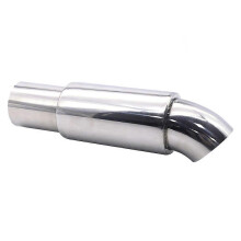 51mm Variable Exhaust Tip System Muffler Tail Pipe Silver Stainless Steel for Car Accessries Universal High Quality