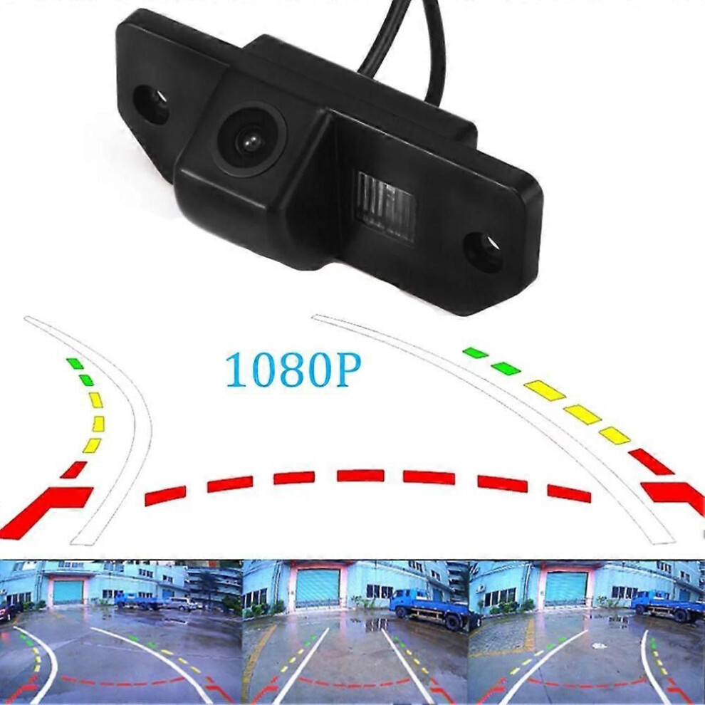 Dynamic Track Ccd Hd Color Car Rear View Camera For Ford Focus 2 Sedan C-Max C Max Mondeo Parking Reverse Backup 9152359394192