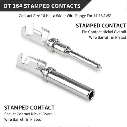 5 Set 6 Pin DT Connector Kit, Waterproof DT Connector 2