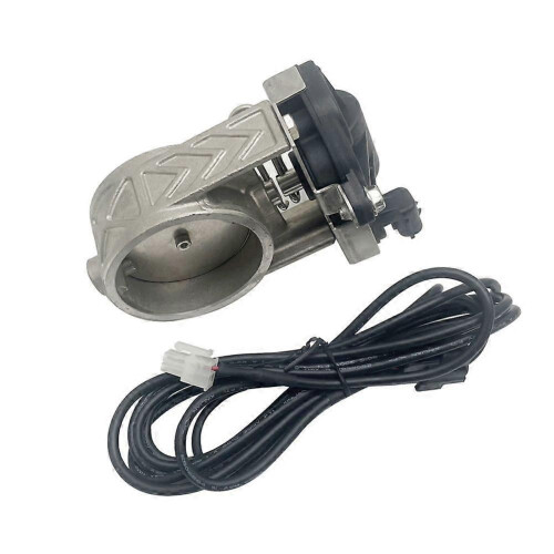 Car Exhaust Pipe Electronic Valve Kit Universal 76MM Button Controller Kit Controller Switch