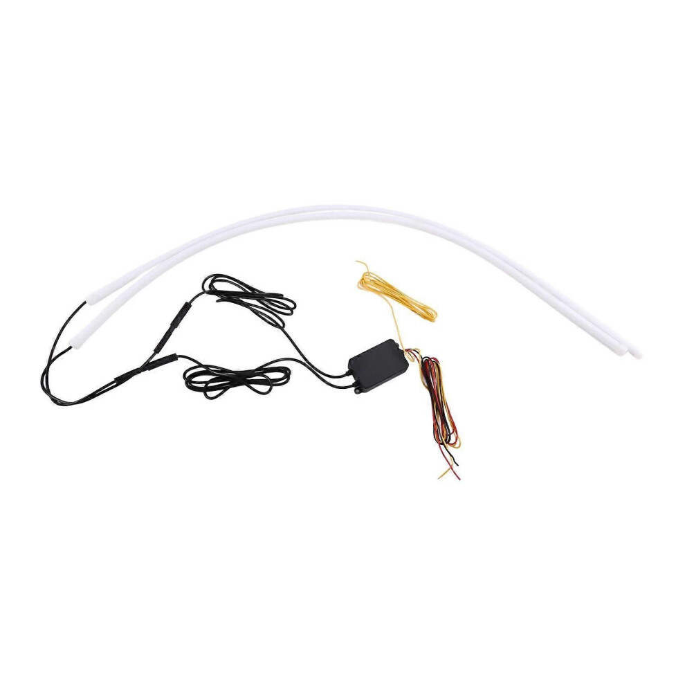 Car Led Strip Lights Sequential Drl Daytime Running Lights With Turn Signal With App Control 75Cm 9152359342346