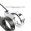 Motorcycle Front Fork LED Turn Signals Universal Sequential Switchback Running Lights 12V Amber Blinkers Silver 1