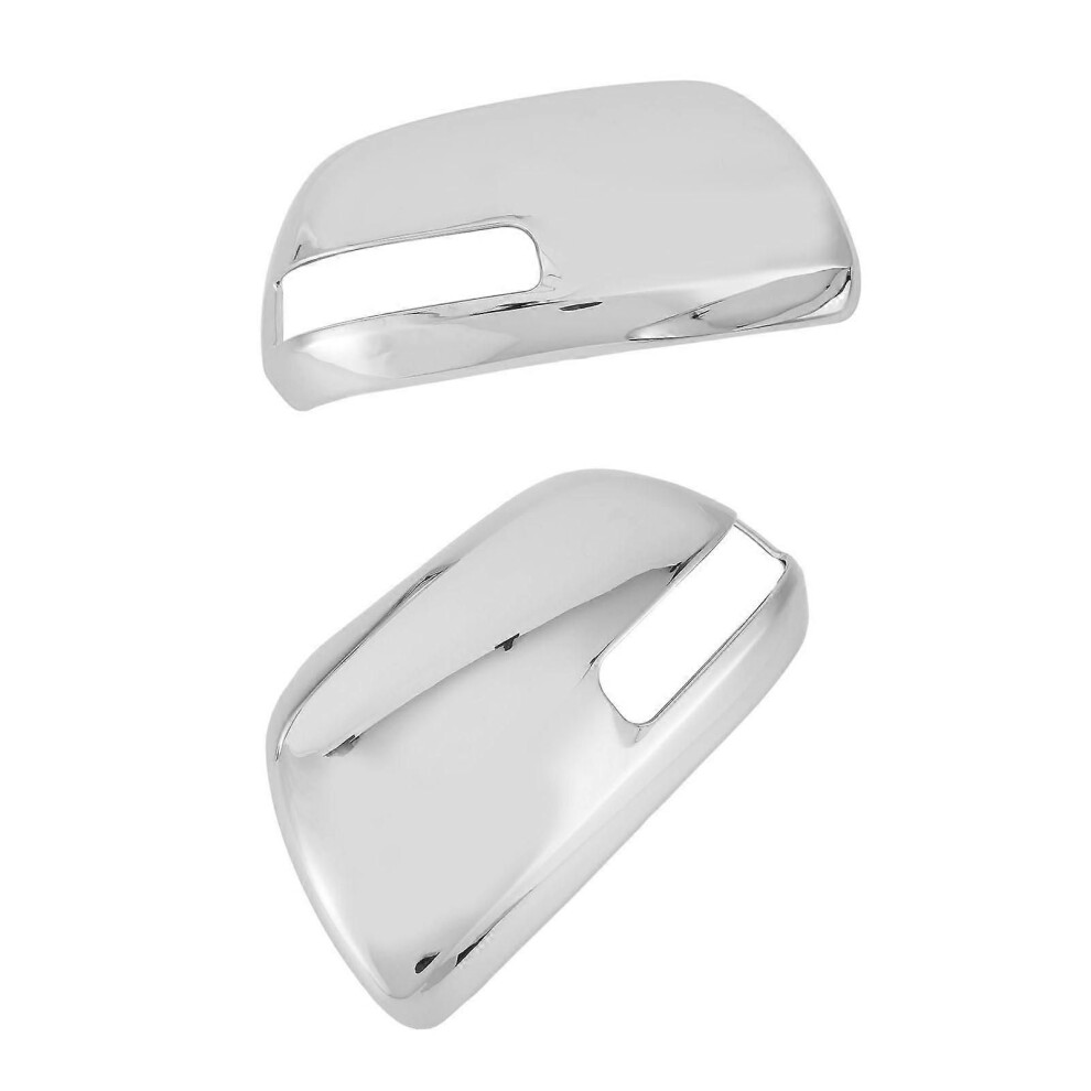 2Pcs Gloss Door Mirror Cover Trim Rearview Mirror Housing Replacement For B5 2001Â2006 Silver 9319739820652