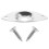 Silver Electric Guitar Jack Plate Replacement, Easy Installation, Durable Socket Cover, Professional Accessory 1