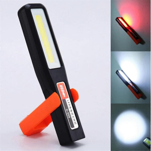 Powerful COB LED Work Light Car Garage Lamp USB Rechargeable Flashlight Magnetic Torch Emergency Li 1
