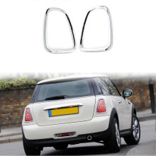 Car Tail Light Trim Ring Chroem 1132296296 51132296297 for Mini Cooper R56 R57 R58 R59 2007-2014 Rear Tail Lamp Frame