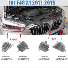 Left & Right for X1 F48 2017-2019 LED DRL Headlight Daytime Running Light Control Module 63117428789 & 63117428790