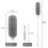 Microfiber Feathers Duster Extendable Duster with Extra Long Pole Bendable Head Long Handle Dusters 2