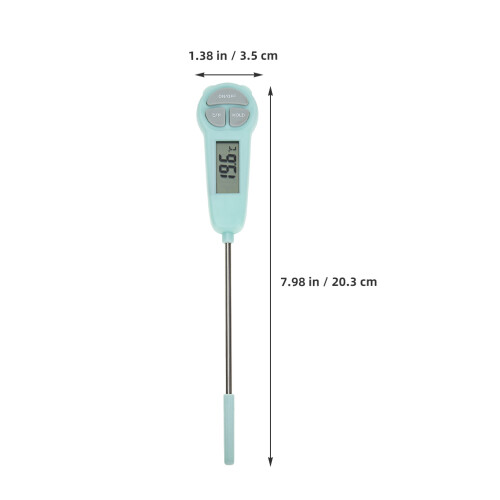 2Pièces Thermomètre Vert Étanche Pour Cuisine Bébés ABS 1