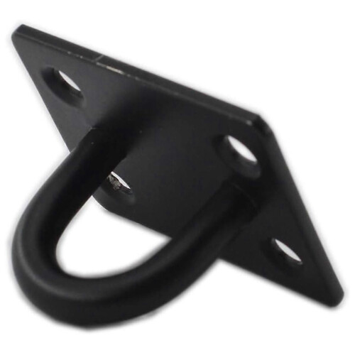Pad Eye Plate U Hooks Heavy Duty Wall Mount Ring Hooks Marine Hanging Hardware Staple Hook Loop with 1