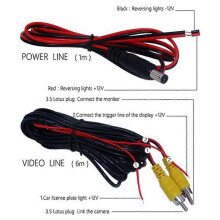 Car Rear View Camera 4LED Reversing Camera for Peugeot 206 207 307 407 Sedan/Citroen C2 C4 C5 DS4/Toyota Camry Verso