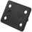Pad Eye Plate U Hooks Heavy Duty Wall Mount Ring Hooks Marine Hanging Hardware Staple Hook Loop with 4