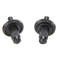 2X Roller Saddle Tune-O-Matic Guitar Bridge for   Electric Guitar Replacement (Black)
