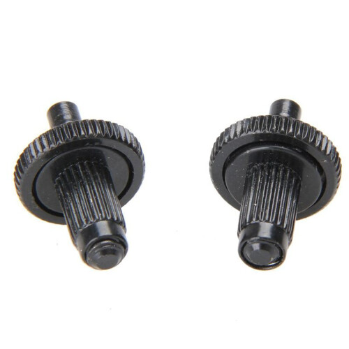 2X Roller Saddle Tune-O-Matic Guitar Bridge for   Electric Guitar Replacement (Black)