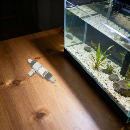 Silver External Inline Co2 Diffuser for Planted Aquarium Systems 2